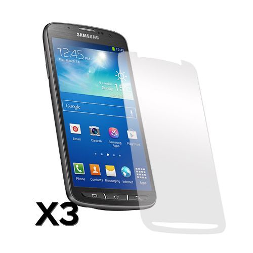 3Pcs Glass For Samsung Galaxy S4 Screen Protector Full Water Color Transparent Tempered Glass