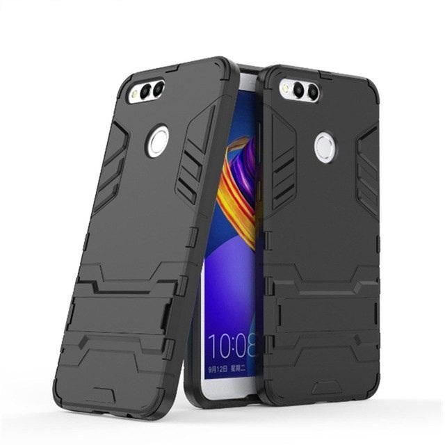 Armor Back Cover for Huawei Honor 7X -Black