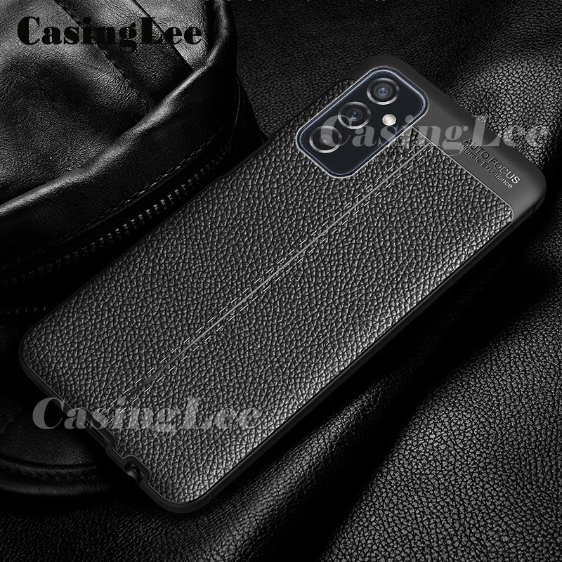 Casinglee For Samsung Galaxy M52 Case for Silicone Litchi Pattern PU Leather Shockproof Back cover Samsung M52 Phone cases For girls and Boys
