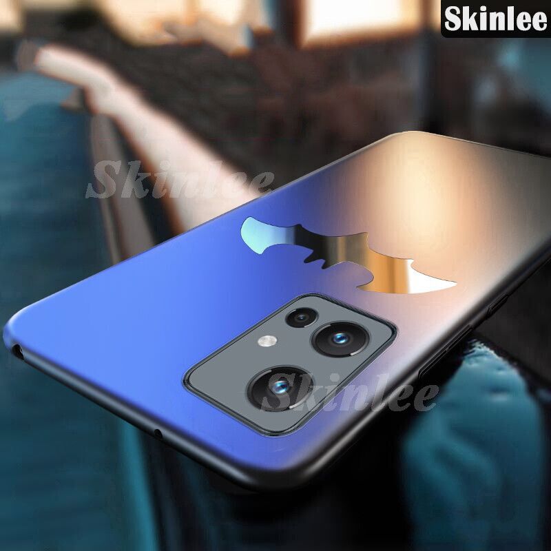 Skinlee Phone Case VIVO Y75 5G Case Luxury Frosted Matte Back Slim Metal Bat man Non-slip Protective for VIVO Y75 5G Back Cover