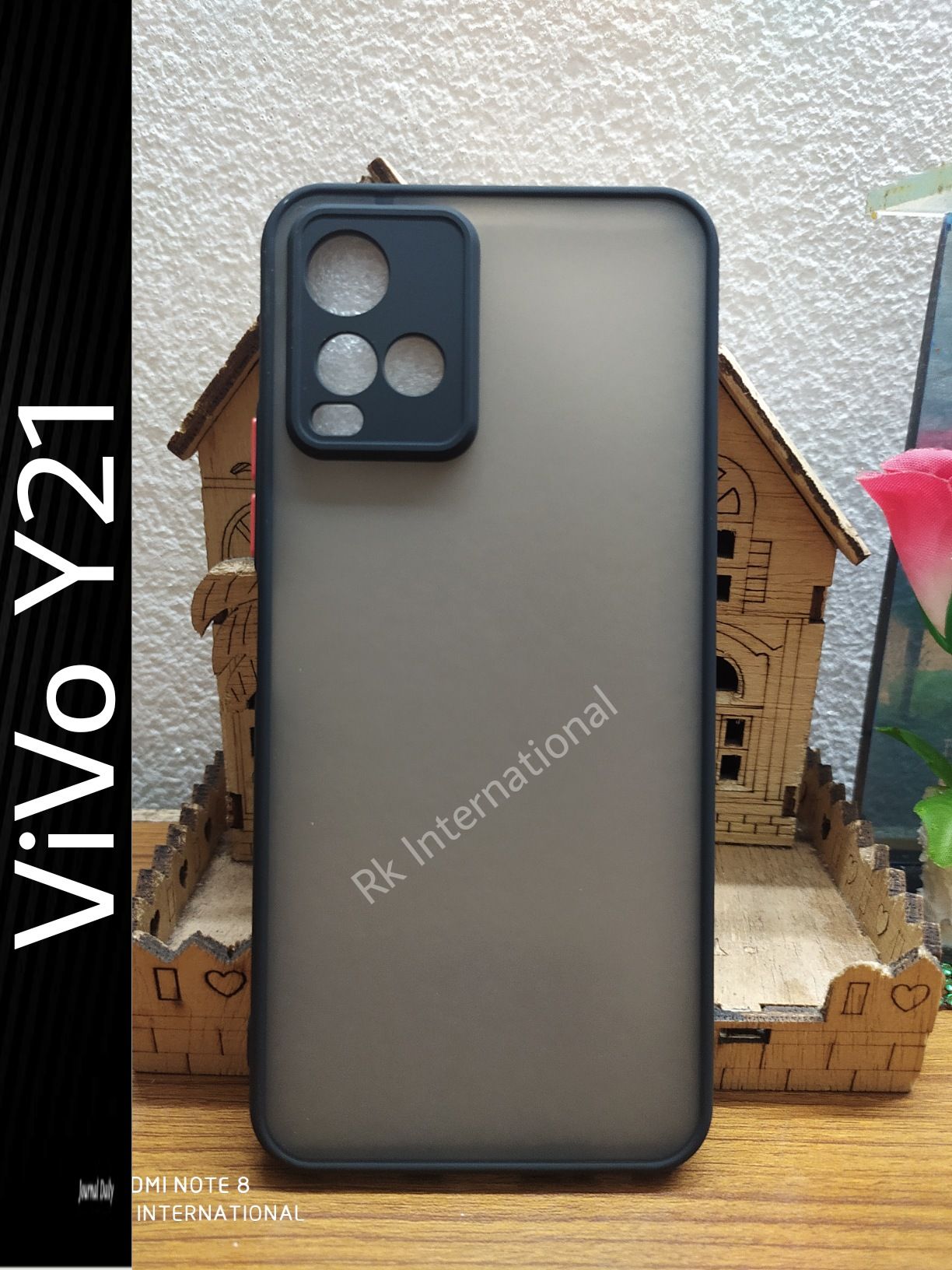 Camera Protect Shockproof Matte finish case back cover FOR Vivo Y21