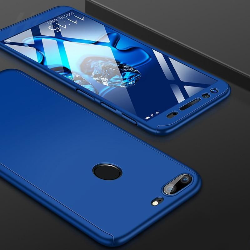 For Vivo X6 X6 Plus Vivo X7 X7 Plus Vivo X Play 5 X Play 6 Case with Free Tempered Glass Screen Protector,360 Degree Full Body Coverage Protection Hard PC 3 in 1 Protective Casing Cover