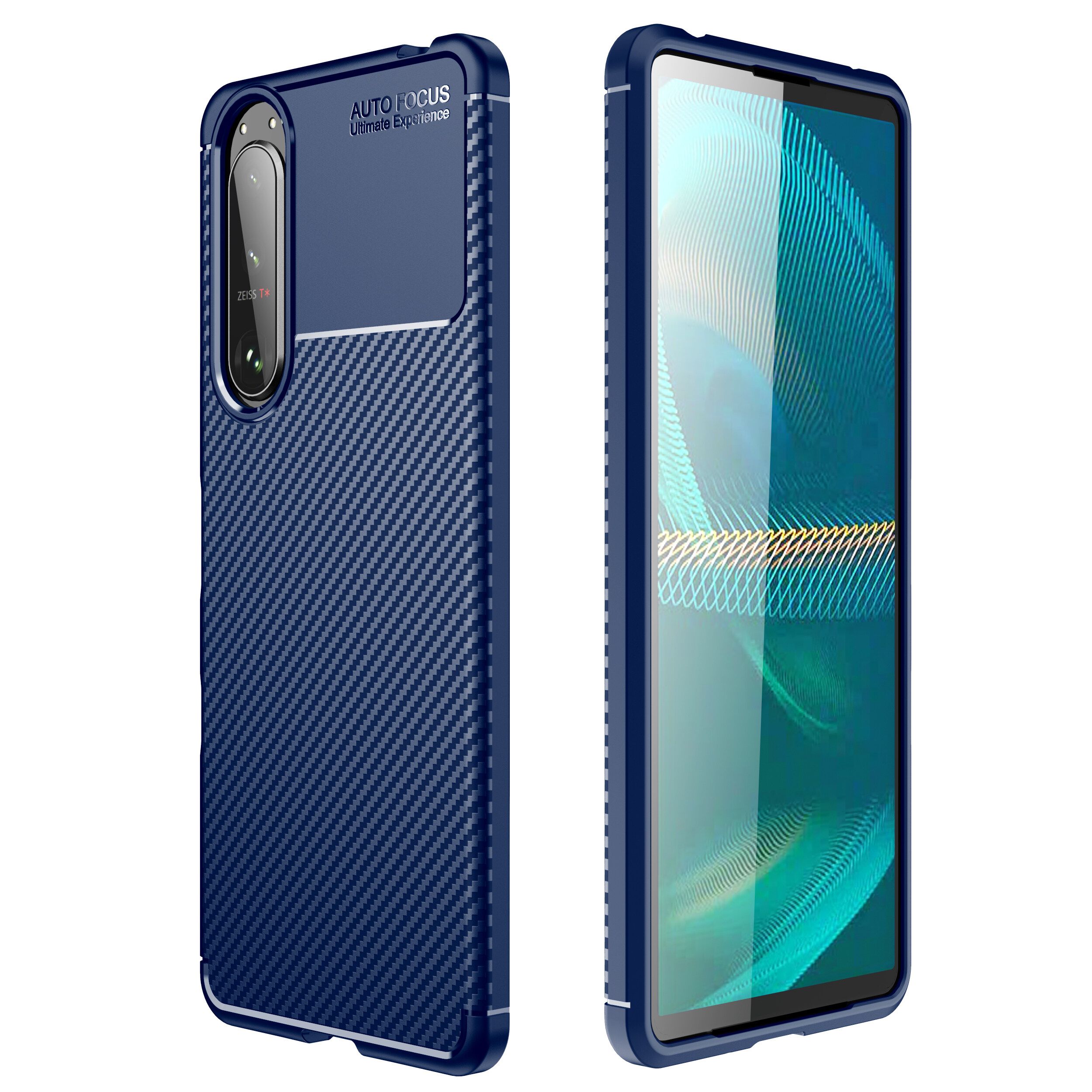 For Sony Xperia 5 III Case Silicone Softcase Camera Protection Back Cover Texture Fashion Casing