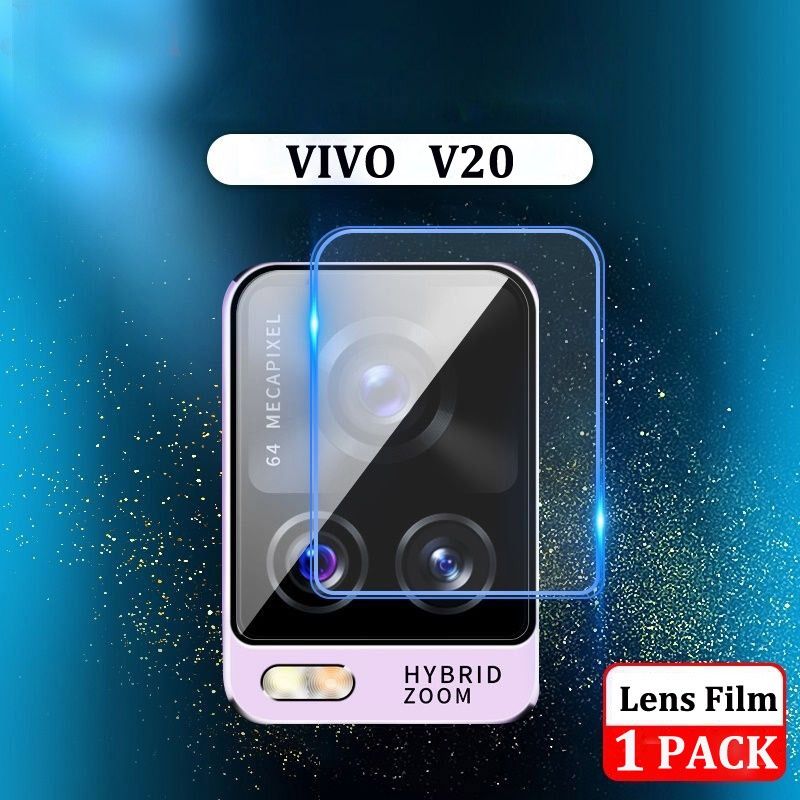 Vivo V20 - Premium Quality Clear Ultra Slim Back Camera Lens Protector Rear Camera Lens Cover Tempered Glass Protection Film...