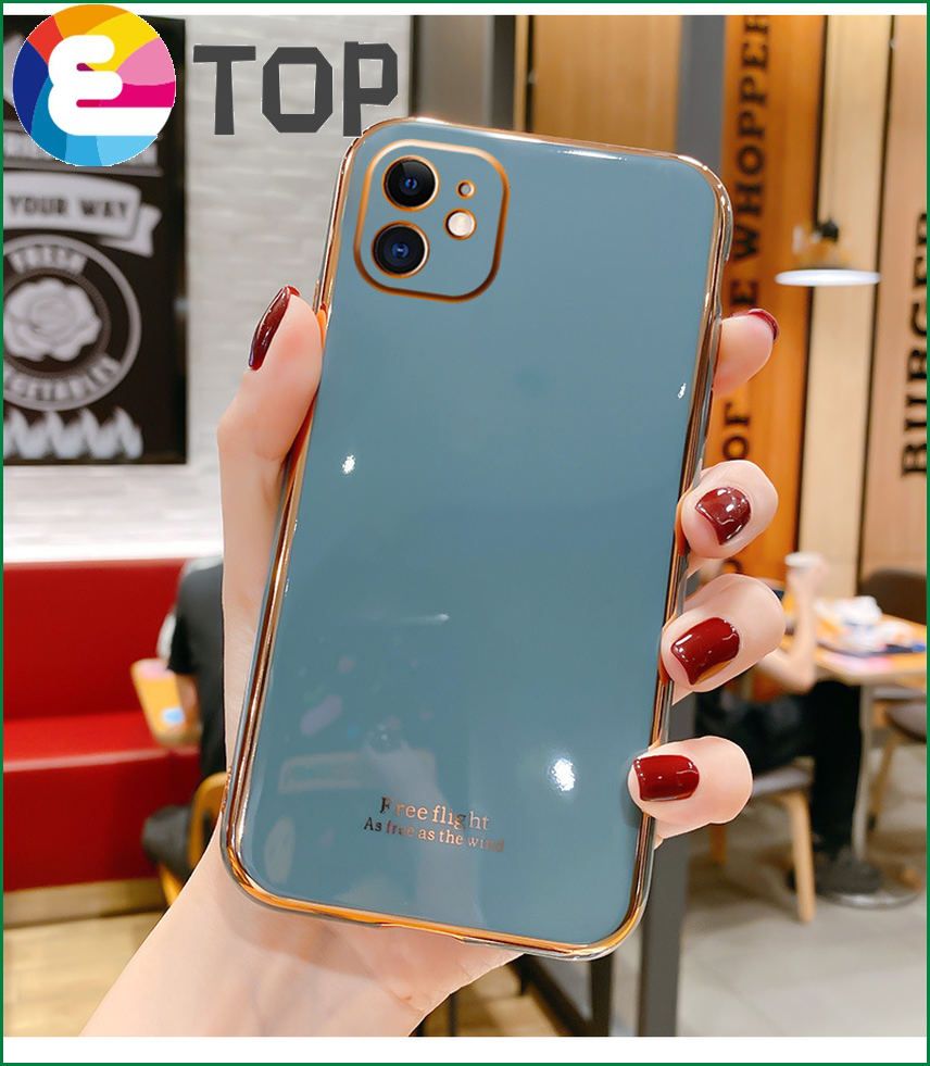 Samsung S21plus mobile phone shell new note20 protective cover A72A32M51 electroplating silicone S9 for men and women