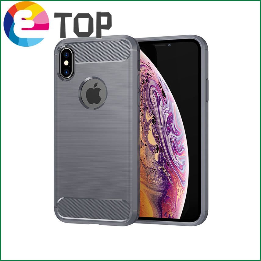 【ETOP】Luxury Shockproof Soft Case For For Iphone 12 11 Pro XS MAX X XR 6 S 6S 7 8 Plus 6Plus 7Plus 8Plus Mobile Phone Cover Red Black