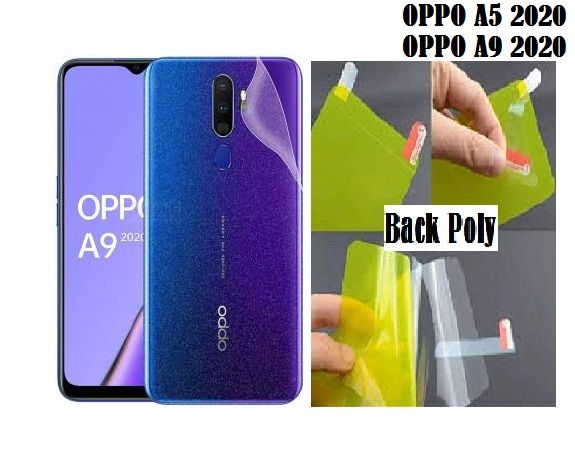 OPPO A5 2020 / OPPO A9 2020 Clear Transparent 3D Crystal Clear Back Skin Guard Poly