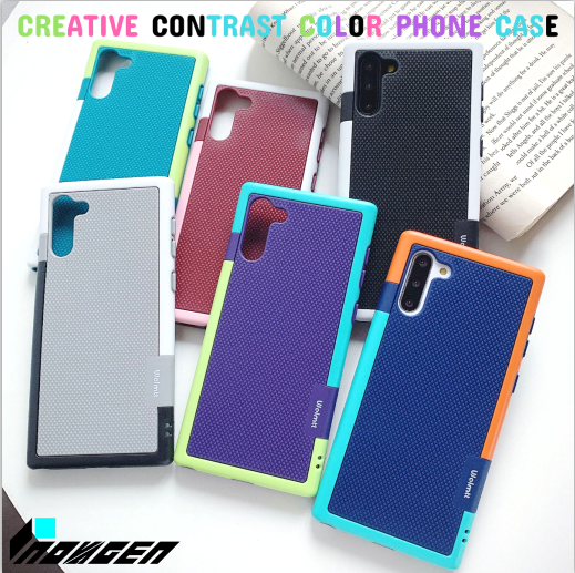 For Samsung S7EDGE S8 S9 S10 NOTE8 NOTE9 NOTE10 Series Contrast Color Design Soft TPU Phone Case/shockproof soft back cover