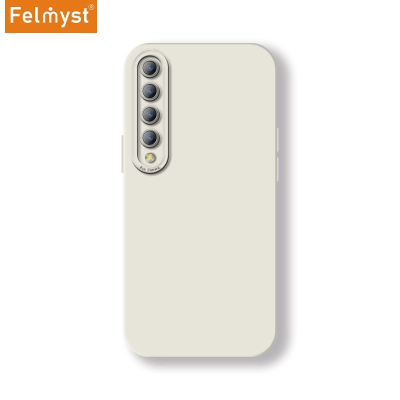 For Xiaomi Mi 10 5G Back Mobile Phone Case Simple Luxury Colorful Liquid Silicone Protect Lens Shockproof Full Soft Cover