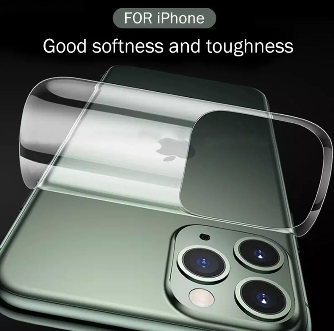 Iphone 12 & 12 pro (6.1) Ultra Thin Transparent Hydrogel Film Screen Protector Soft Back Cover Sticker Protector Clear poly