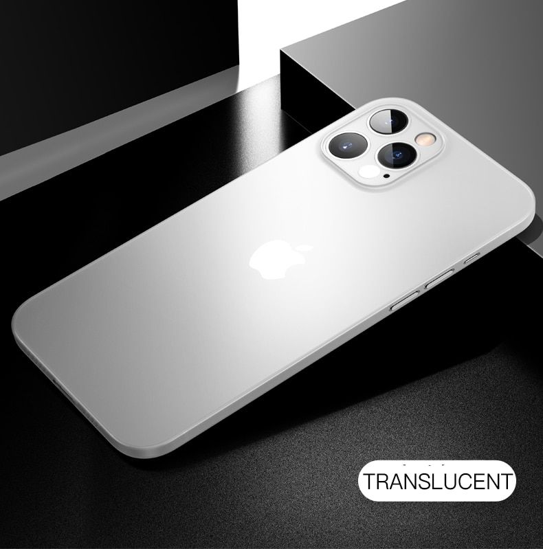 Luxury Ultra Thin Phone Case For iPhone 12 13 11 Pro Max Mini X XR XS Max SE 2020 iPhone 6s 7 8 Plus Back Cover Matte Soft Cases