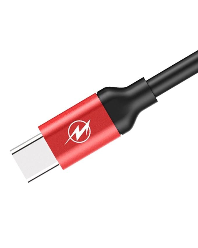 JR-S318 Type-C USB Cable 3M for Nexus 5X and Nexus 6P – Red and Black