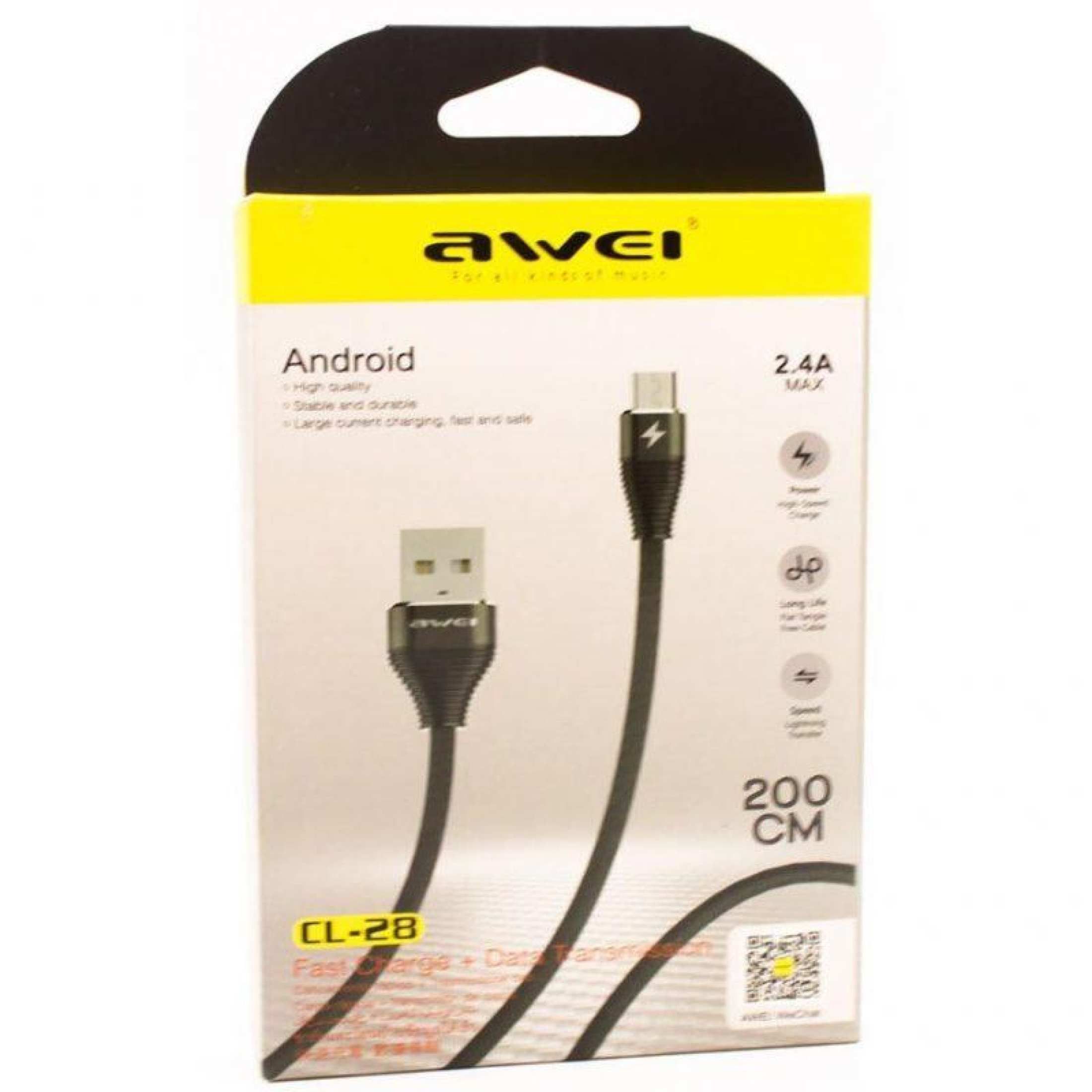 AWEI CL-28 Android Fast Data Cable 2 Meter