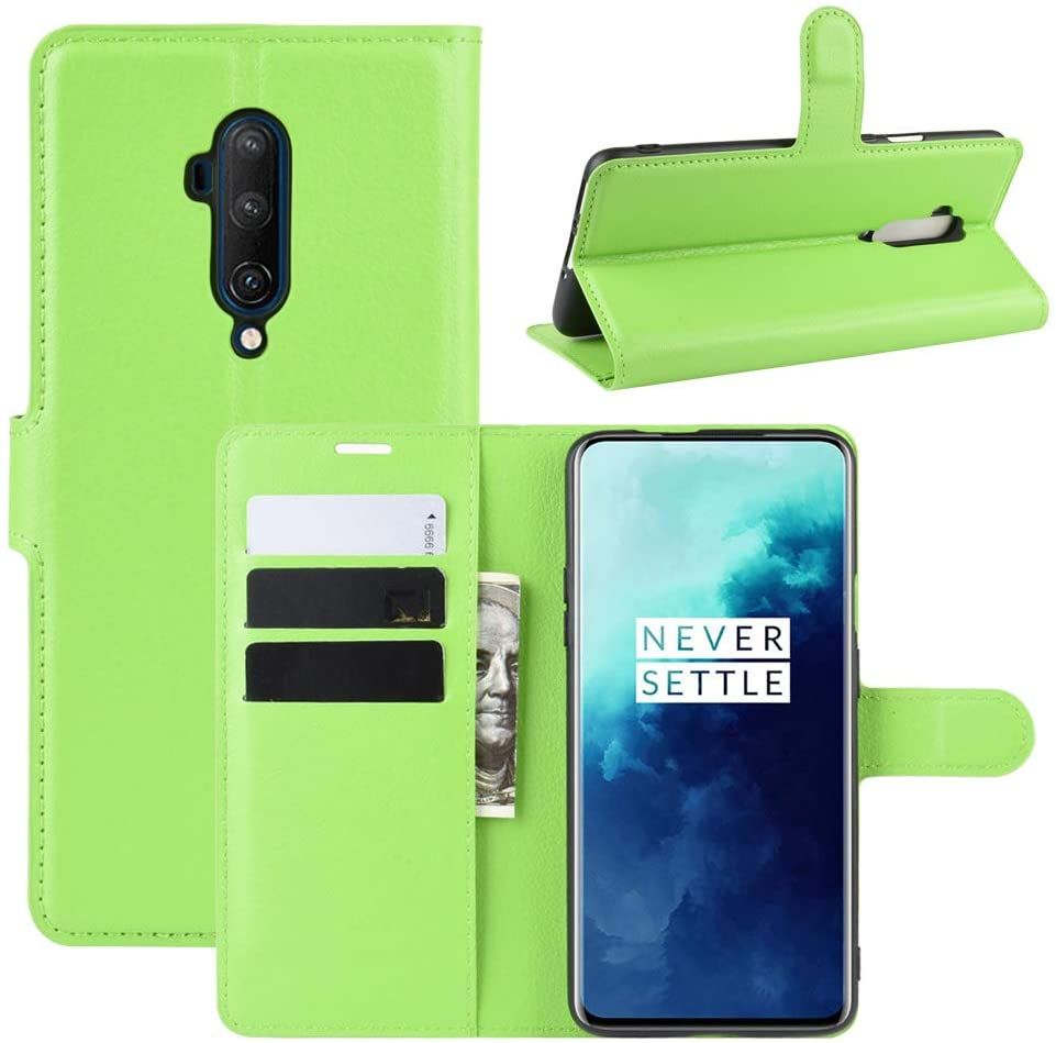for OnePlus 7T Pro Case, PU Leather with Card Holder Case Wallet Flip with Stand Cover Protective Shell for One Plus 7T Pro Phone Case