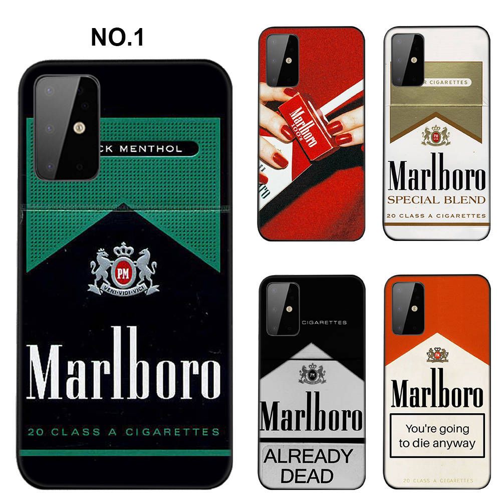 Samsung Galaxy A10 A10s A20 A20s A20E A30 A30s A40 A40s A50 A50s A60 A70 A70s M10 M20 M30 M40 M11 M21 M30s M31 M31s Casing Phone Soft Case marlboro Anti-drop phone Cover