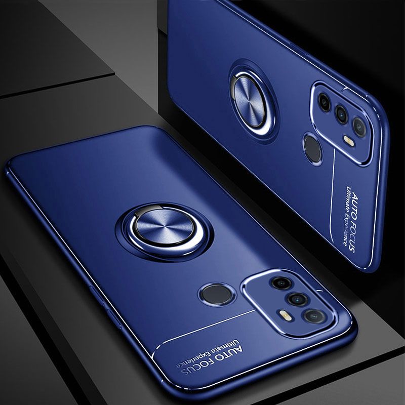 Vantime for OPPO A33 / OPPO A53 Case Soft Camera Protect ring finger stand holder Cover