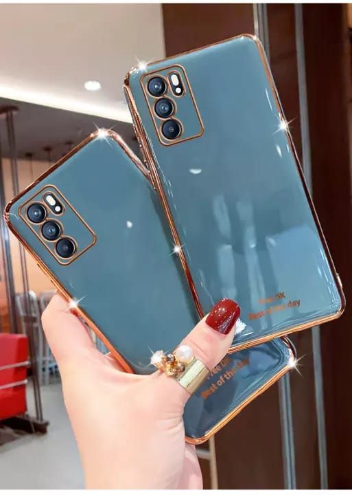 For Oppo A16 Fashion Case Auroras Luxury Electroplate Cover Shockproof Soft Silicone Back Cover