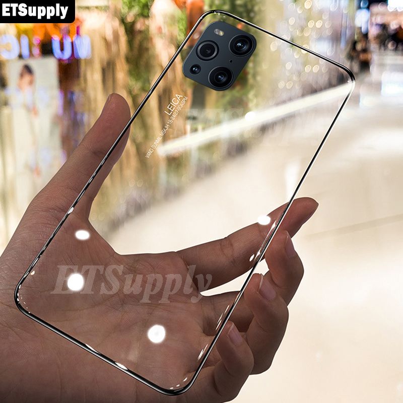 （2pieces）OPPO Find X3 Pro Transparent Phone Case Transparent Clear Anti-oxidation Clear Casing for OPPO Find X3 Pro Silicone TPU Phone Cover