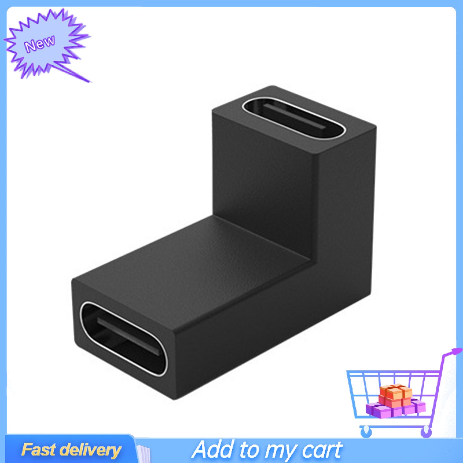 Type-C Converter USB 3.1 Plug Play Elbow Full Function Mobile Phone Adapter for Switch Game Console