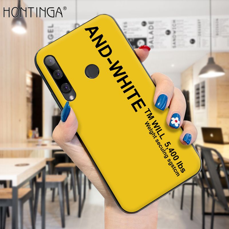 Hontinga for Honor 20 Lite Case Simple Generous Clean Color Girls Boys Cases Shockproof Soft Silicone TPU Phone Cover