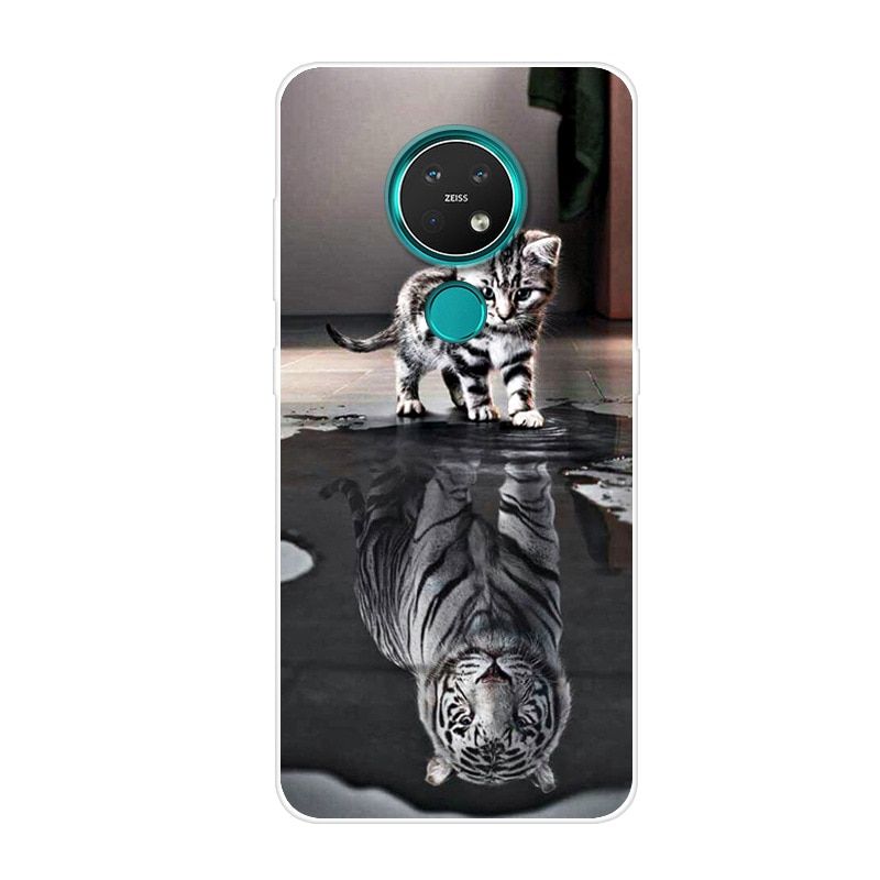 For Nokia 7.2 Case Phone Cover Fashion Silicone Soft Cover for Nokia 6.2 Case TPU Coque for Nokia7.2 Funda for Nokia 2.3 Cases