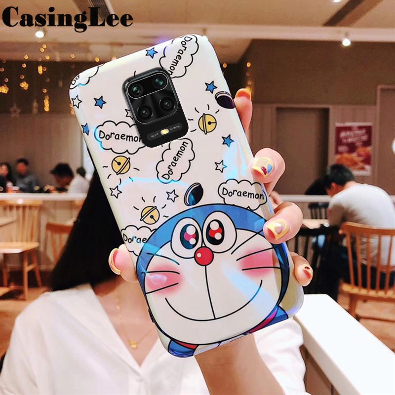 Protect Cover For Redmi Note 9S / Redmi Note 9 Pro Case Cute Doraemon Shockproof Cartoon Design Couple Full Protection Phone Cases Mi Redmi Note 9 Pro / Redmi Note 9S Back Cover