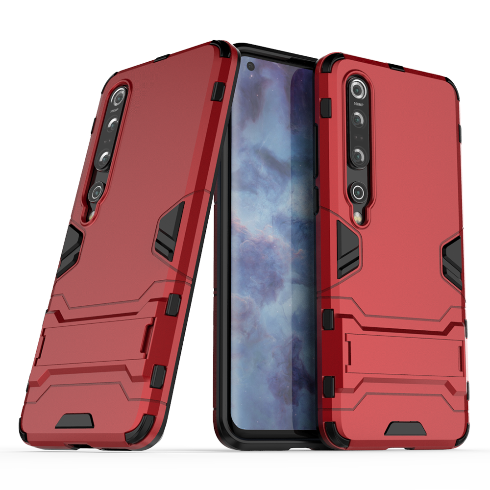 For Xiaomi Mi 10 Pro Case Shockproof Bumper Hybrid Stand Silicone Armor Phone Case