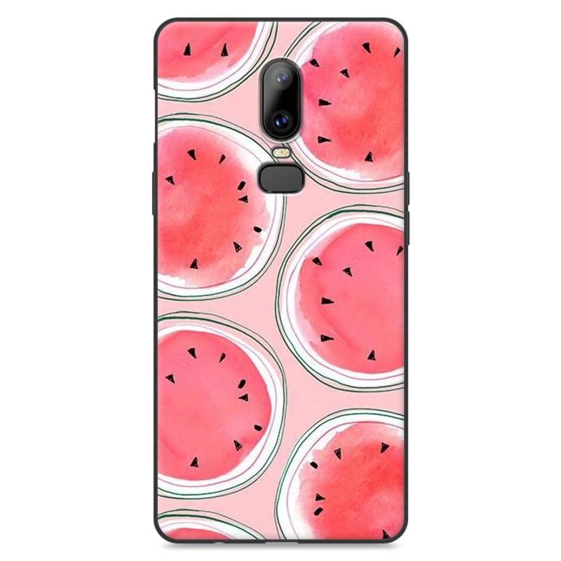 Cartoon Print Soft TPU Silicon Shockproof Case for Oneplus 6