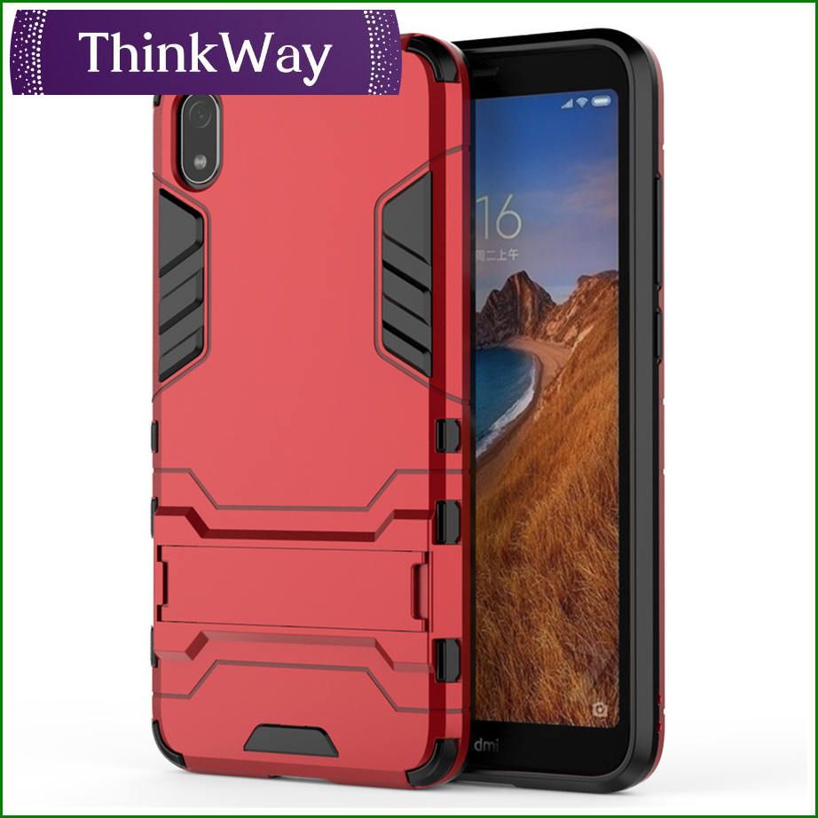 Phone Case Hybrid 2 in 1 Supper Shockproof Durable PC Hard Plastic Soft TPU Silicone Stand Holder Back Casing Cove For Redmi 4X & Xiaomi MAX2
