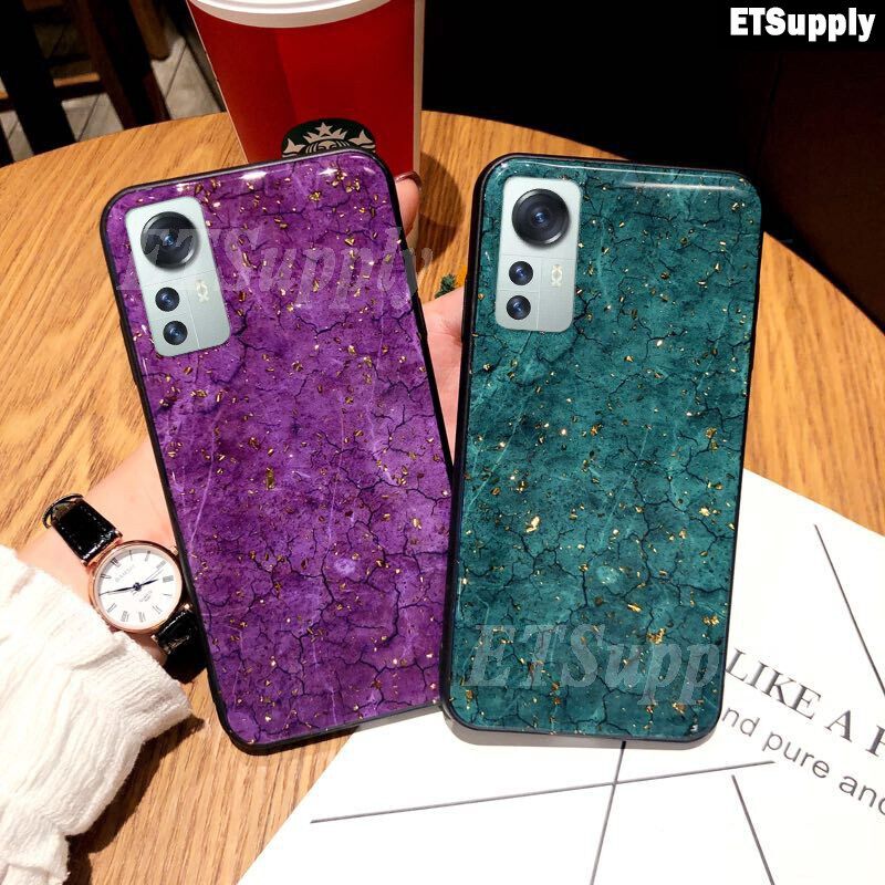 For Xiaomi 12 Phone Case Luxury Fashion Female Lady Cases Rhinestone Soft Cover Green Purple Girl  for Xiaomi12 Back Cover