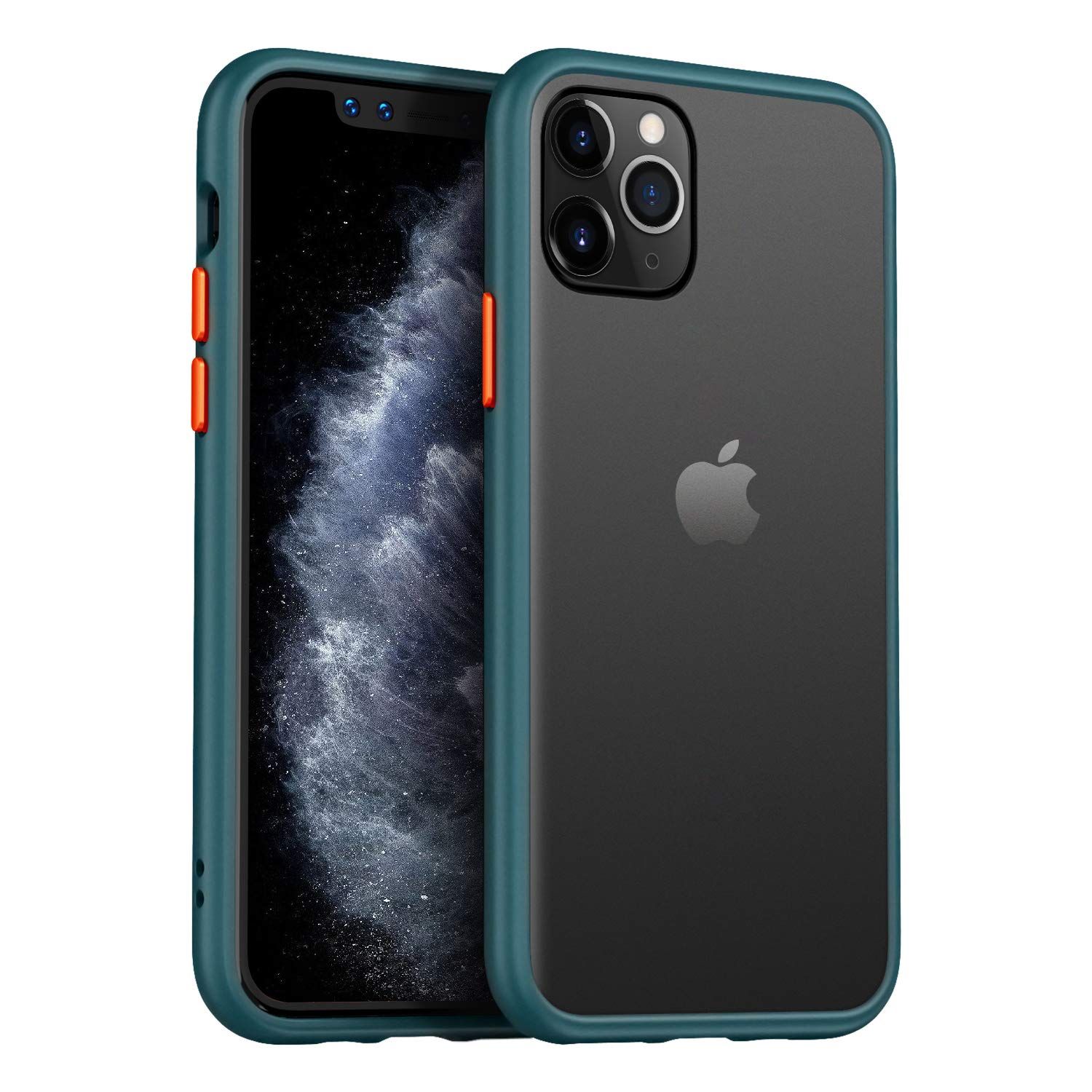 For Apple iPhone 11 Pro Max (6.5) Luxurious Smoky Matte Shockproof Armour Case