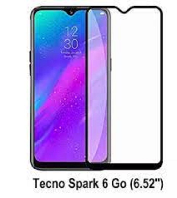 For Tecno Spark 6 Go (6.52 Inch) 11D/21D Full Screen Cover Tempered Glass For Tecno Spark 6 Go 2020