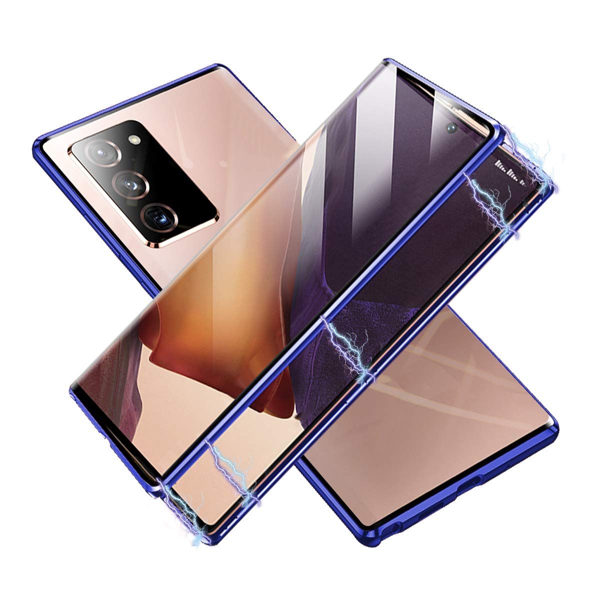 Double Sided Glass Magnetic Case For Samsung Galaxy S20 FE S10 S9 S8 Plus M31 M51 Note20 Ultra 10 Plus 9 8 Full Protection Cover