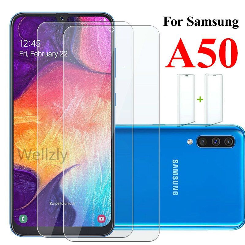 [Order message mobile phone model]2PCS Tempered GLass for Samsung Galaxy A50 Glass On For Samsung A 50 Armored Screen Protector for Galaxy a50 Protective film