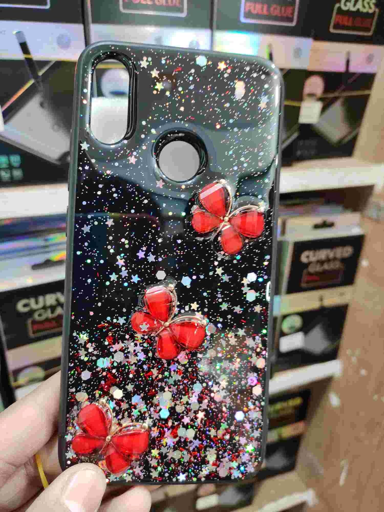 For Redmi Note 7/ note 7pro/ note 7 s 3D Flexible Pc Butterfly Fashionable Ladies back Cover with camera protection