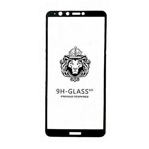 5D Tempered Glass Screen Protector for Huawei Y9 (2018) - Black and Transparent