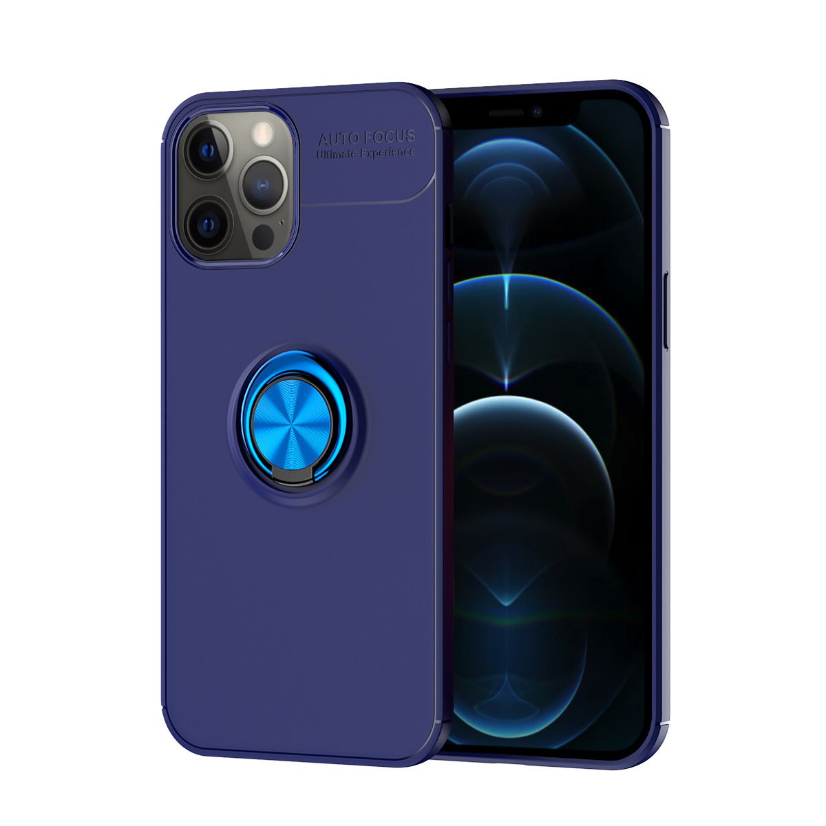 Shockproof Case For Apple iPhone 12 Pro Max Phone Case Ring Stand Phone Back Cover