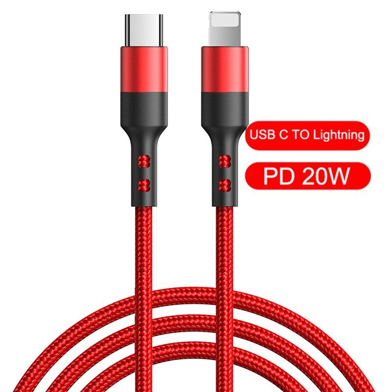 PD 20W/100W USB C Cable for iPhone 12 Pro Max Fast Charger Cord USB-C Type-c Cable For Xiaomi mi 10 Pro Samsung S20 Macbook iPad