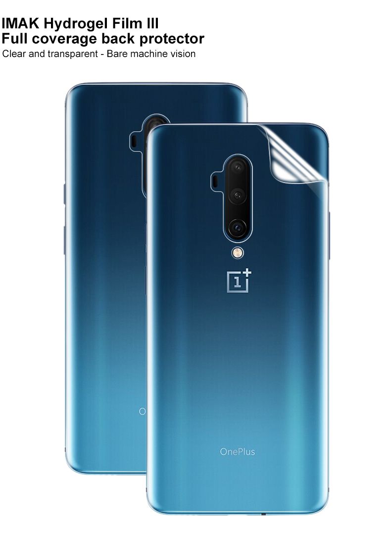 OnePlus 7T Transparent back Protector clear Poly