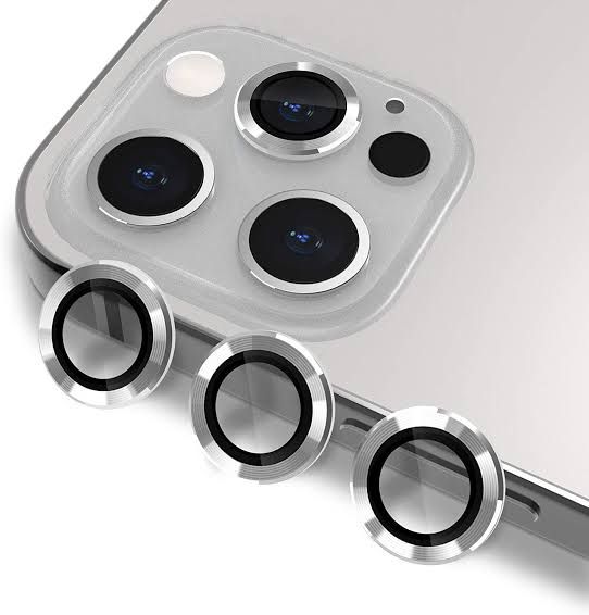 Camera Lens Protector for i.Phone 13 /13 pro / 13 pro max Premium HD Tempered Glass Metal Ring Aluminum Alloy Lens Screen Cover Film