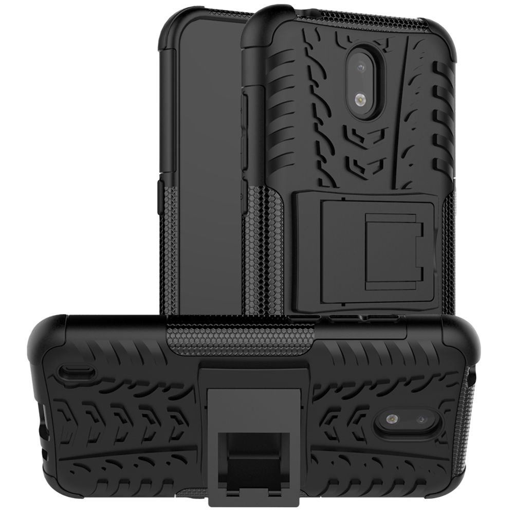 Heavy Duty Armor Tough Hybrid Shockproof Dual Layer Kickstand Protective Case Cover For Nokia 1.3