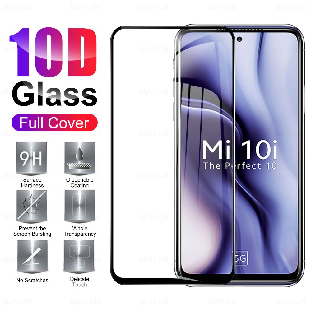 21D Tempered Glass Screen Protector for Xiaomi Mi 10i 5G