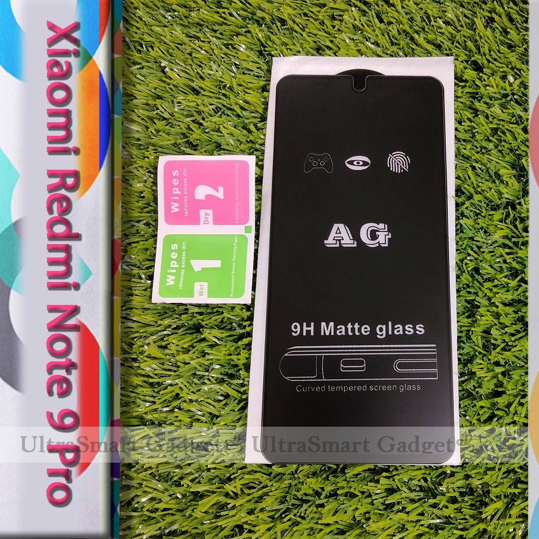 For Xiaomi Redmi Note 9 Pro Matte Tempered Glass Screen Protector