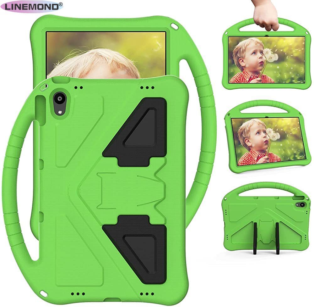 Cover for Kids Case for Lenovo Tab P11 TB-J606F,for Kids Eva Shockproof Lightweight Dropproof Stand Tab1et Case, with Large Handle Rugged Protective Case Tab1et PC Bag