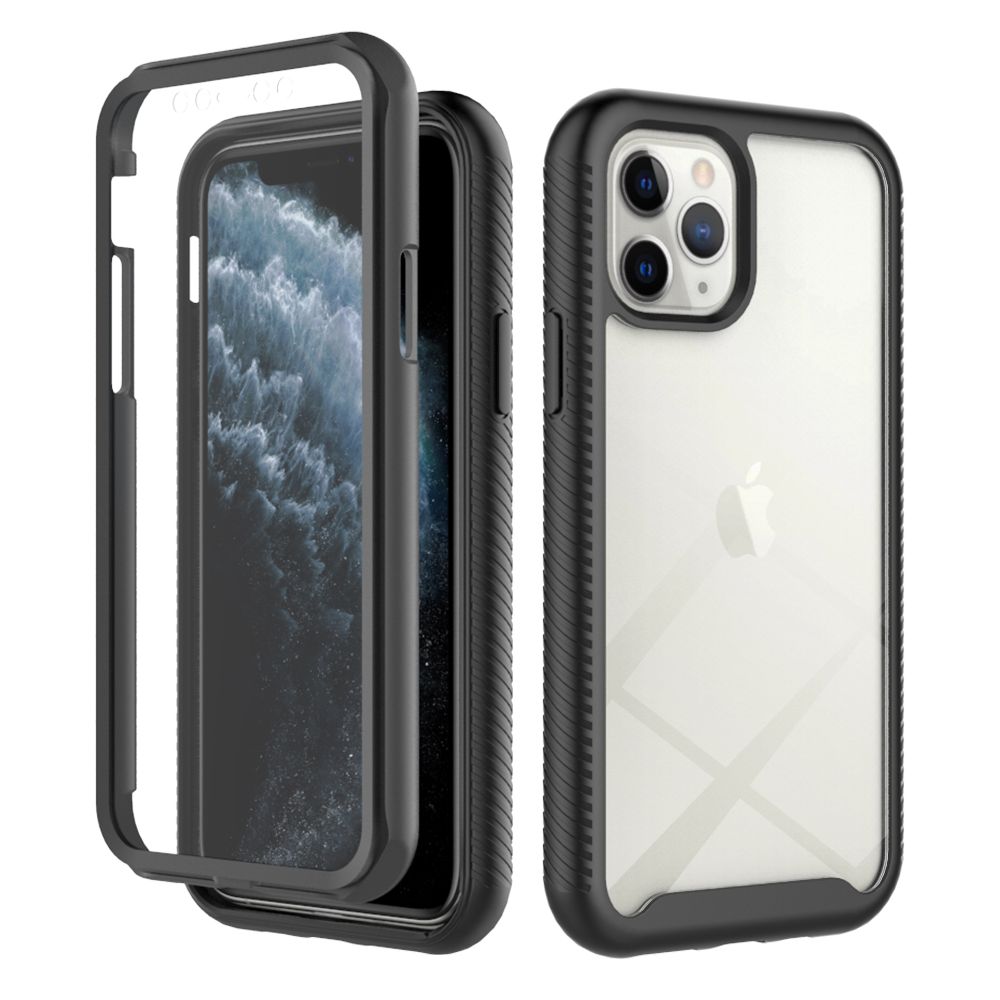 For Apple iPhone 11 Pro Shockproof Anti-slip Rugged Bumper 360° Full-body Protection Case Cover