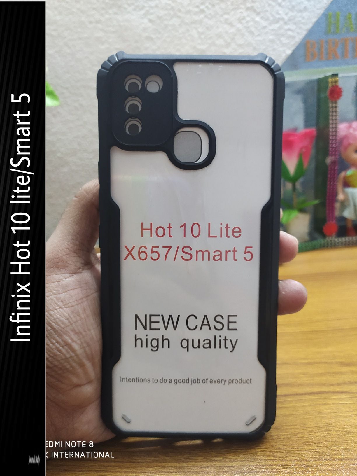 Camera Protection Shockproof Bumper case back cover For Infinix Hot 10 lite/Smart 5