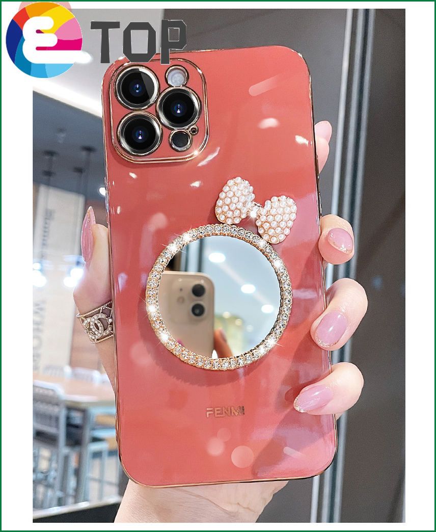 Suitable for iqoo8Pro mobile phone shell fashion S12 electroplating butterfly mirror V23 protective cover female tide brand y55s new