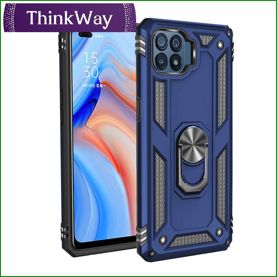 Rugged and Shockproof Case,with Mobile Phone Holder, Cover For OPPO F11 pro/R19 & OPPO A5/A3S/A12E/Realme C1