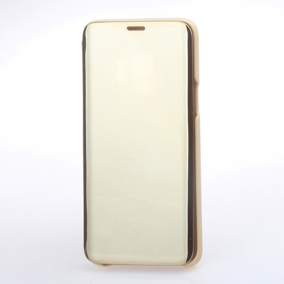 HA Golden Clear Mirror Case Flip Stand Case Phone Protective Case For Samsung