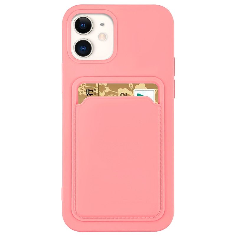 Phone Case for Apple iPhone 13 11 12 pro max mini 7 8 plus XR XS X SE 2020 cover  cases Card Bag Soft Liquid Silicone